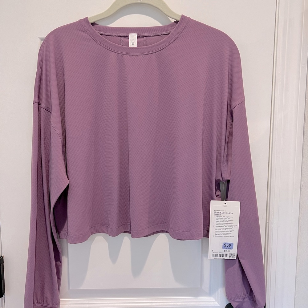 NWT Lululemon Muscle Love Long Sleeve